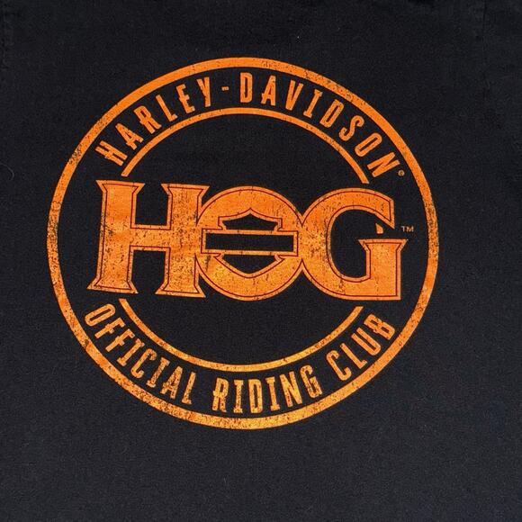 Vintage Harley-Davidson "HOG" Harley Owners Group Black T-Shirt Men's Size XL - Picture 1 of 8